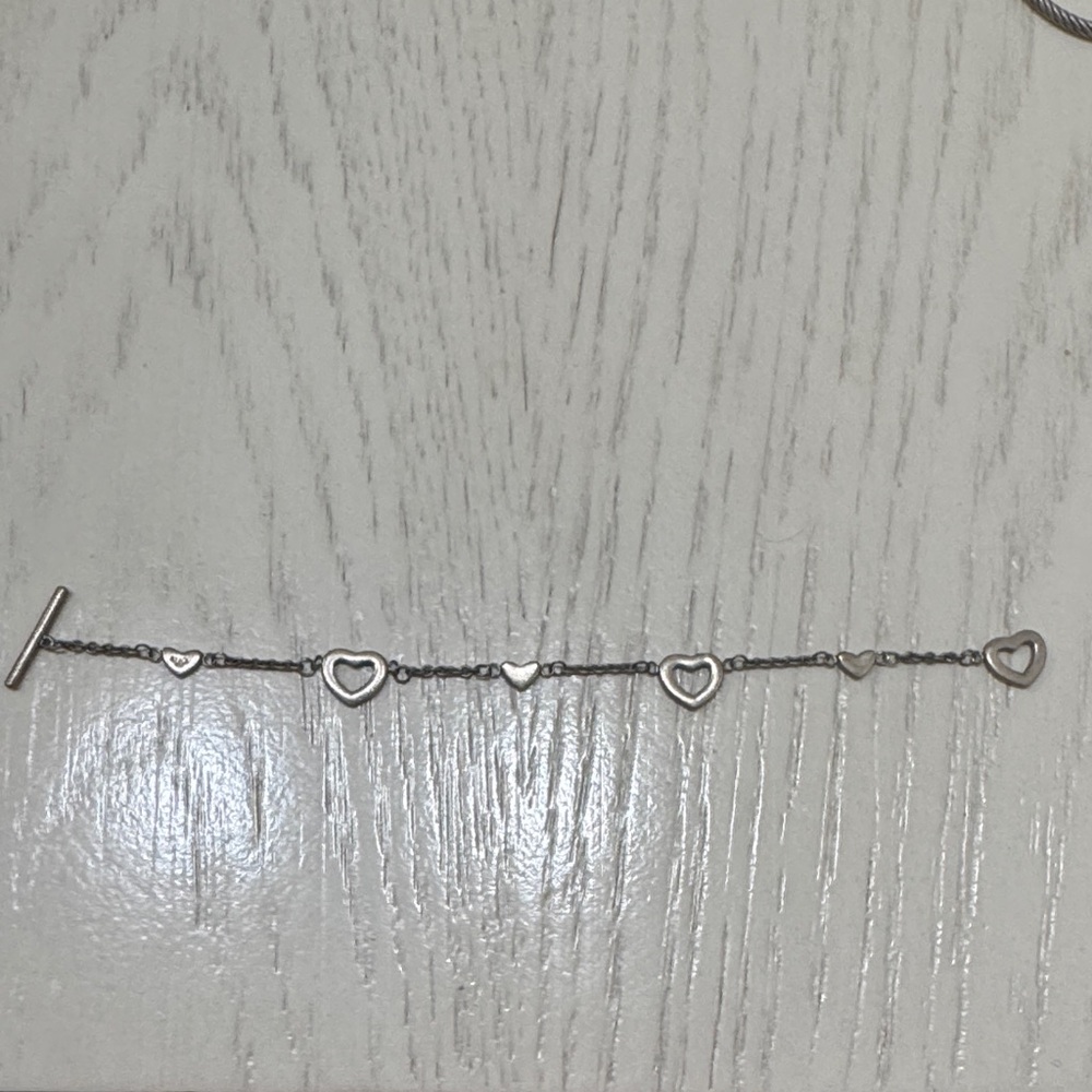Tiffany & Co. Silver Heart Link Bracelet